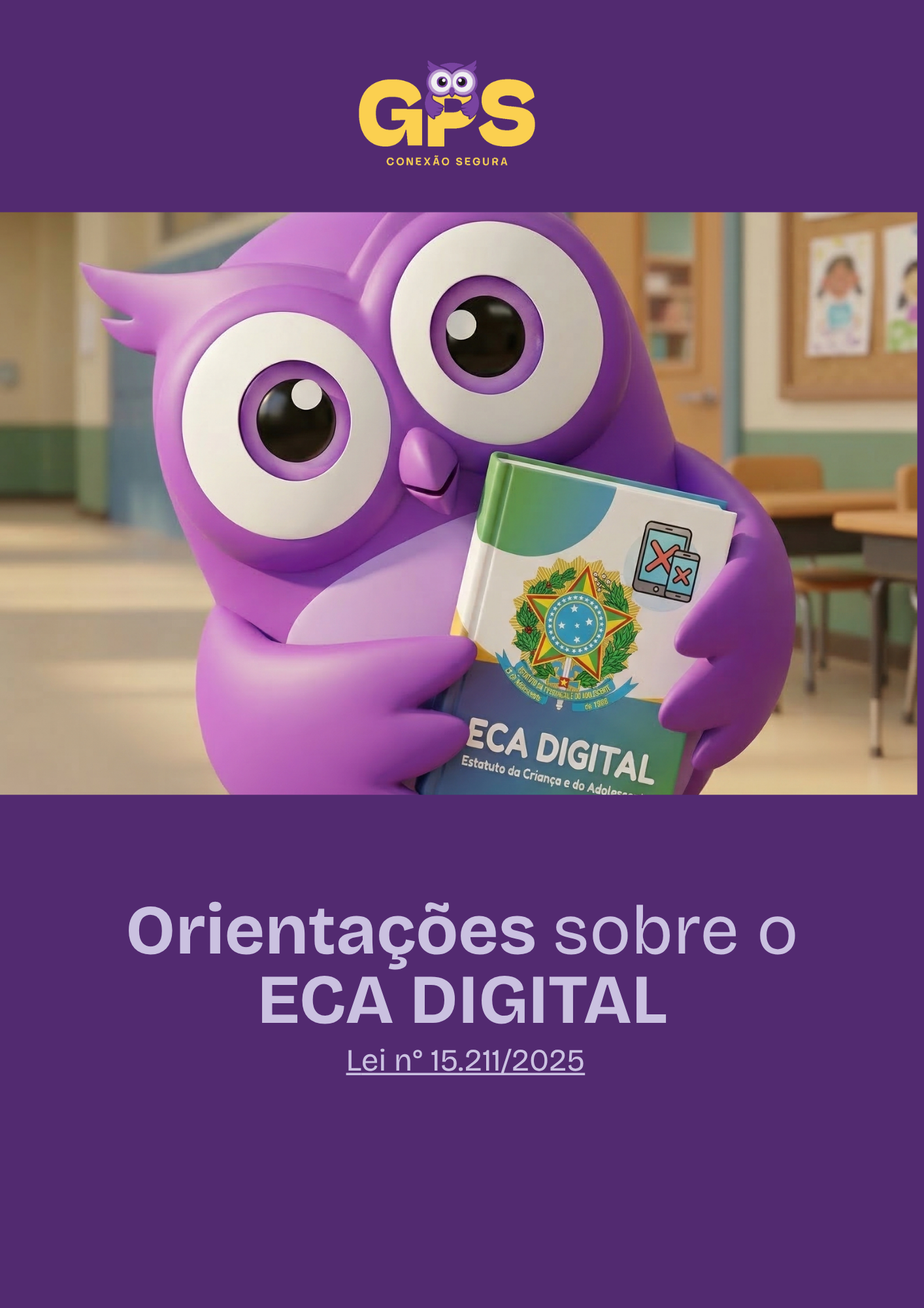 Capa do Ebook Orientações sobre o ECA Digital — Lei nº 15.211/2025
